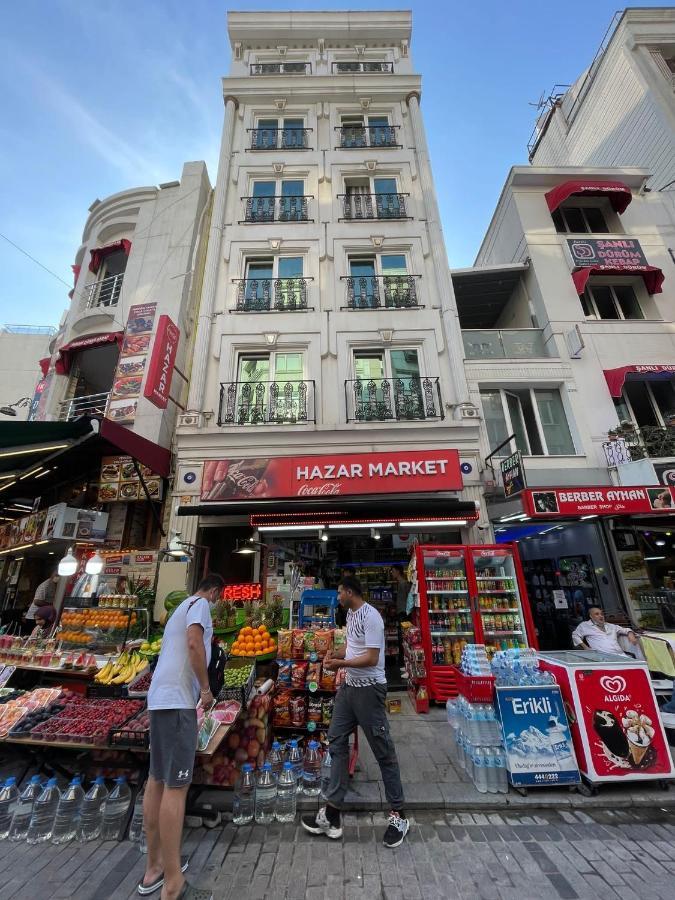 Hazar Hotel Istanboel Buitenkant foto